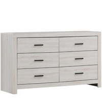 Brantford 6-Drawer Dresser Coastal White