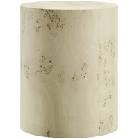 Cosmos 16"" Round Burl Wood Side Table