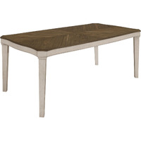 Ronnie Starburst Dining Table Nutmeg And Rustic Cream