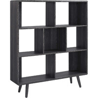 Transmit 7 Shelf Wood Grain Bookcase
