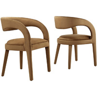 Pinnacle Performance Velvet Dining Chair Set Of Two