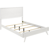 Janelle Eastern King Panel Bed White
