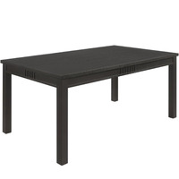 Marbrisa Rectangular Dining Table Matte Black
