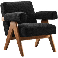 Lyra Boucle Fabric Armchair