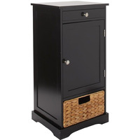 One-Door Cabinets With Drawer - Black