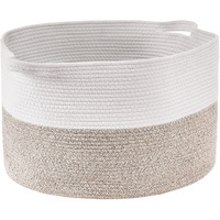 Vevor Cotton Rope Storage Basket 67L Woven Blanket Basket 20 X 20 X 13 In