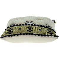 Shaggy Woven Throw Pillow