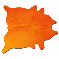 72"" X 84"" Orange Cowhide - Rug