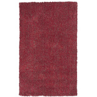 8'X11' Red Heather Indoor Shag Rug