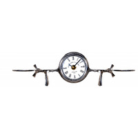 3"" X 13.5"" X 4.5"" Aeroplane Table Clock