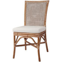 Tatum Rattan Side Chair - Canary Brown