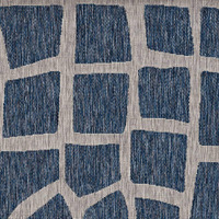 Homeroots Decor 63 X 91 X 0.25 Bluegrey Polypropylene Rug