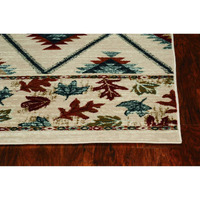 Homeroots Decor 39 X 63 X 0.5 Ivory Polypropelene Rug
