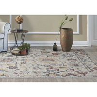 78 X 114 Ivory  Wool Rug