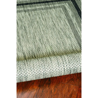Homeroots 63 X 91 Grey Polypropylene Rug