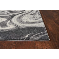 Homeroots Decor 39 X 59 X 0.5 Grey Polypropelene Rug
