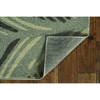 Homeroots 39 X 59 X 0.5 Grey Polypropelene Rug