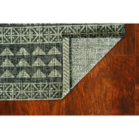 Homeroots 94 X 130 Charcoal Polypropylene Rug