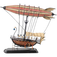 Steampunk Airship Model With Crows Nest