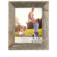7""X8"" Natural Weathered Grey Picture Frame With Easel Backs