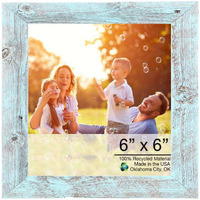 8""X9"" Rustic Blue Picture Frame