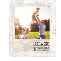 16X20 Rustic White Washed  Picture Frame
