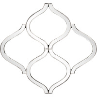 Interlocking Mirrored Curved Shapes With Beveled Edge