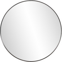 Round Stainless Steel Frame With Brushed Black Finish