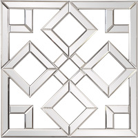 Interlocking Mirrored Squares With Lattice Design