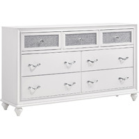 Barzini 7-Drawer Dresser White