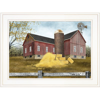 Farm Life 2 White Framed Print Wall Art