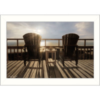 Front Row Seats 3 White Framed Print Wall Art