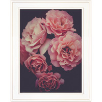 Dreamy Rose 1 White Framed Print Wall Art