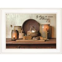 By Grace 2 White Framed Print Wall Art