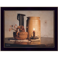 Bittersweet Basket 3 Black Framed Print Wall Art
