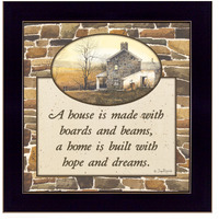 Hope And Dreams 2 Black Framed Print Wall Art
