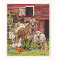 Barnyardigans White Framed Print Wall Art