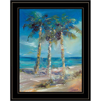 Threes Company 4 Black Framed Print Wall Art