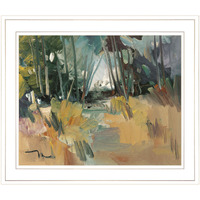 A New Day 5 White Framed Print Wall Art