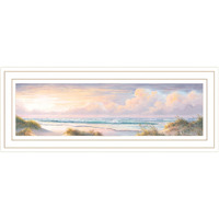 Seascape Ii 2 White Framed Print Wall Art