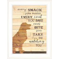 Every Snack You Make 1 White Framed Print Wall Art