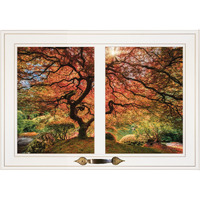 First Colors Of Fall I 3 White Framed Print Wall Art
