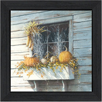 Window Dressing Black Framed Print Wall Art