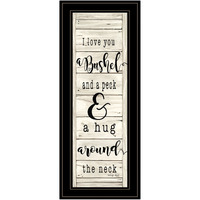 Hugs Collection 2 Black Framed Print Wall Art