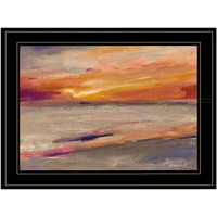 Western Sky 2 Black Framed Print Wall Art