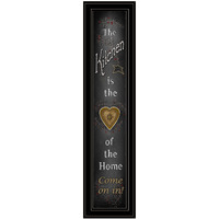 Chalkboard Kitchen 4 Black Framed Print Wall Art