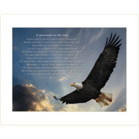 If You Could See Me Now 2 White Framed Print Wall Art