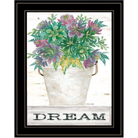 Dream Succulents 3 Black Framed Print Wall Art