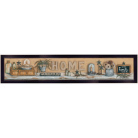 Where Family And Friends Gather Black Framed Print Wall Art