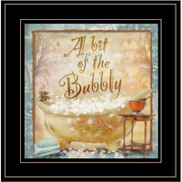 A Bit Of Bubbly 2 Black Framed Print Wall Art